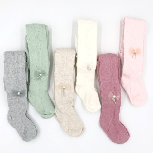 Rajstopy niemowlęce ażur NENA BEBE