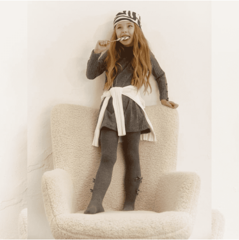 Rajstopy niemowlęce z kokardką| OLYMPIA KIDS STYLE