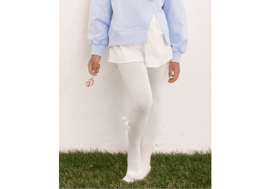 Rajstopy niemowlęce z kokardką| OLYMPIA KIDS STYLE