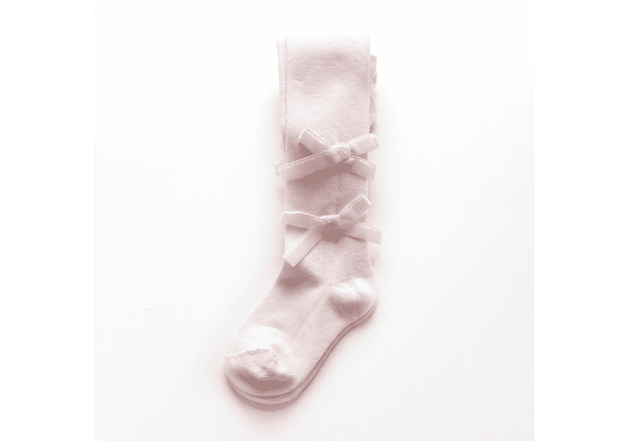 Rajstopy niemowlęce z kokardką| OLYMPIA KIDS STYLE