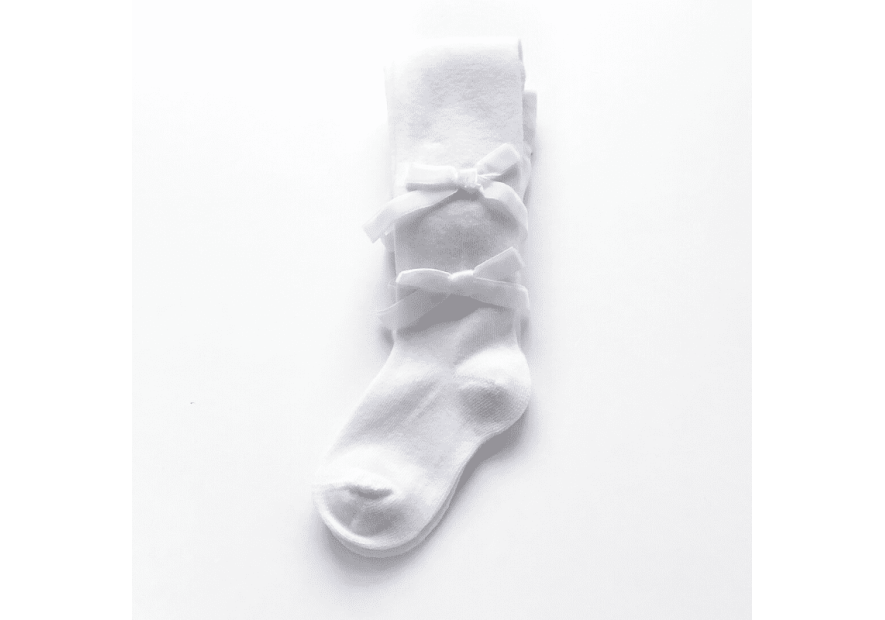 Rajstopy niemowlęce z kokardką| OLYMPIA KIDS STYLE