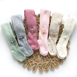 Rajstopy niemowlęce ażur NENA BEBE mix