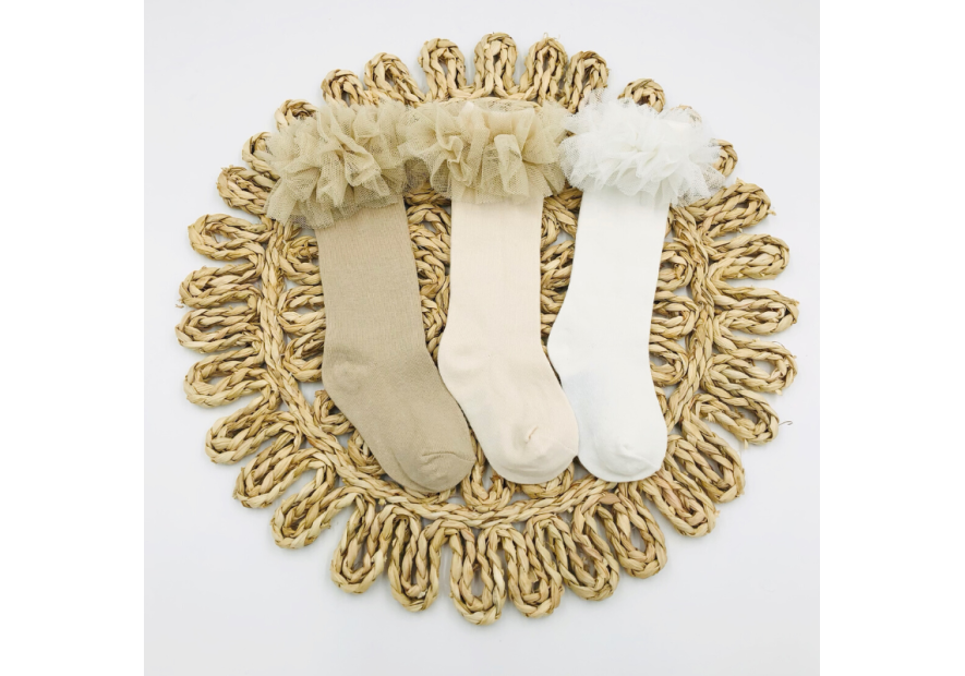 Podkolanówki TUTU – beige