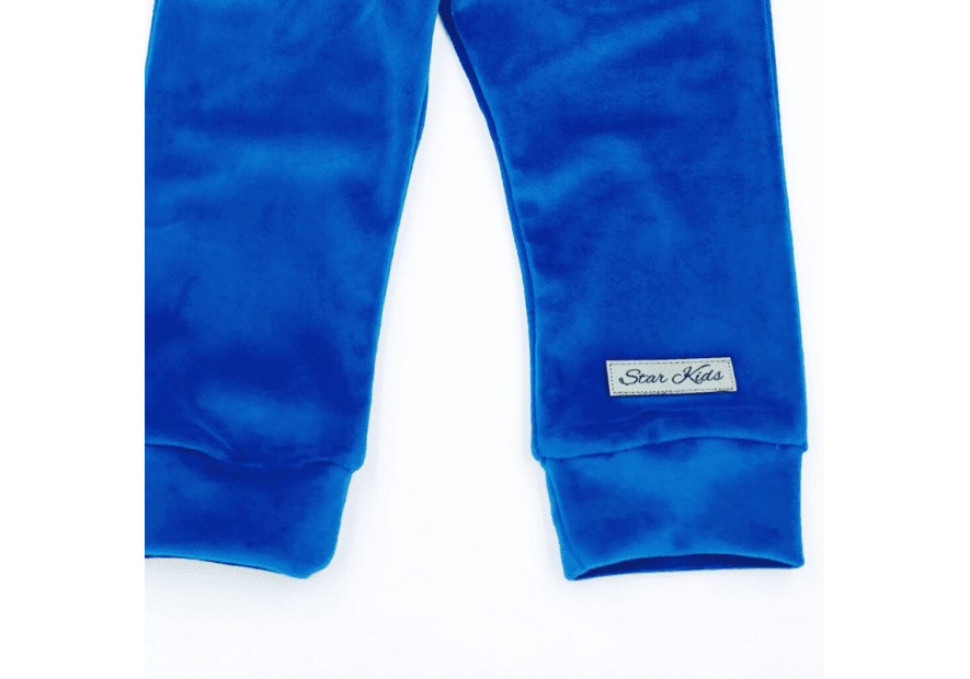 Dres welurowy z kapturem | Olympia Kids Style