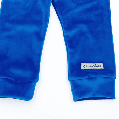 Dres welurowy z kapturem | Olympia Kids Style