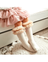 Podkolanówki TUTU – ecru