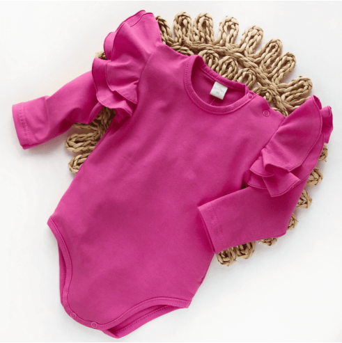 Body dziecięce z dużymi  falbankami | OLYMPIA KIDS STYLE