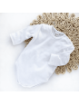 Białe body niemowlęce z długim rękawem  | OLYMPIA KIDS STYLE