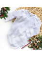 Białe body niemowlęce z długim rękawem  | OLYMPIA KIDS STYLE