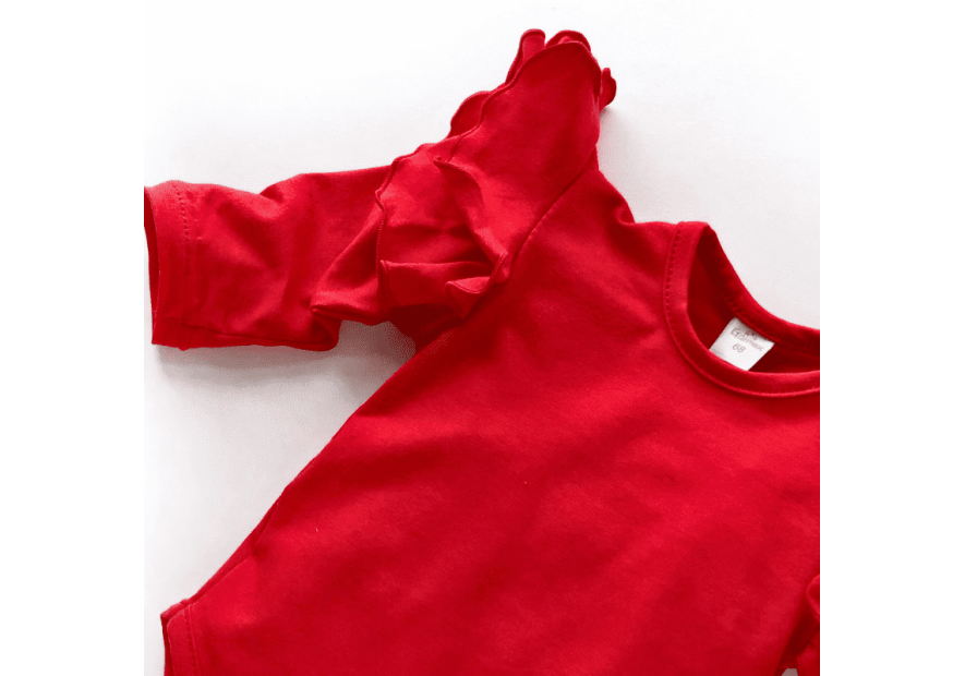 Body dziecięce z dużymi  falbankami | OLYMPIA KIDS STYLE