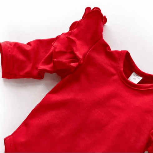 Body dziecięce z dużymi  falbankami | OLYMPIA KIDS STYLE