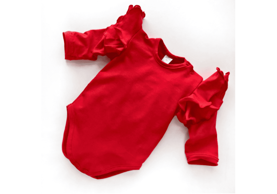 Body dziecięce z dużymi  falbankami | OLYMPIA KIDS STYLE