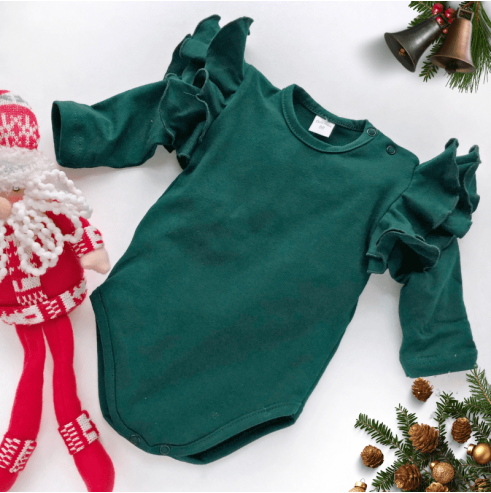 Body dziecięce z dużymi  falbankami | OLYMPIA KIDS STYLE