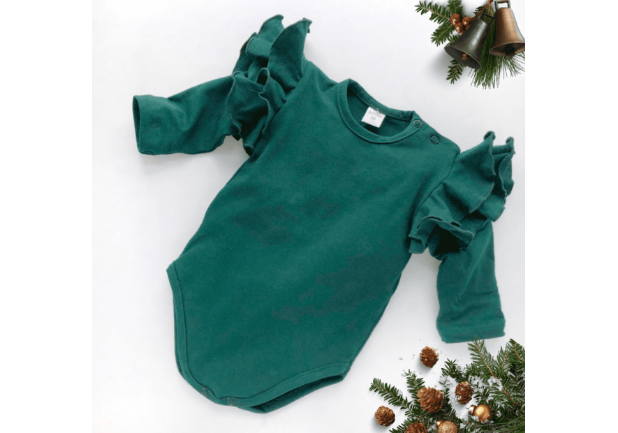 Body dziecięce  MOTYLEK zielone