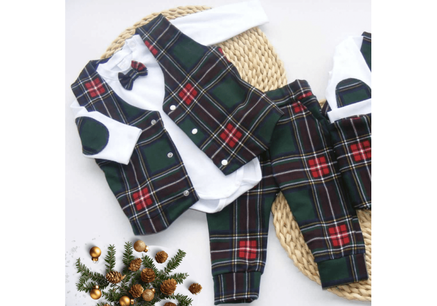 Body z muszką, kamizelką i spodenkami | OLYMPIA KIDS STYLE