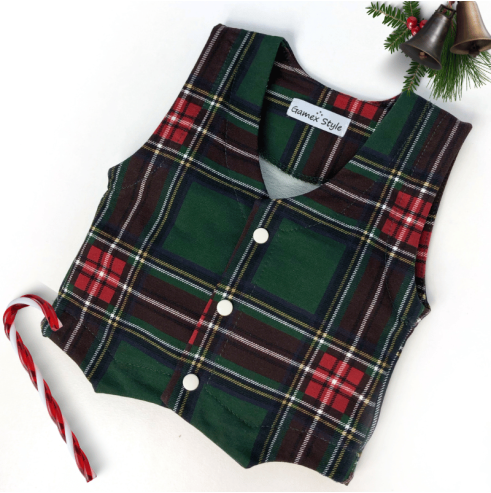 Body z muszką, kamizelką i spodenkami | OLYMPIA KIDS STYLE