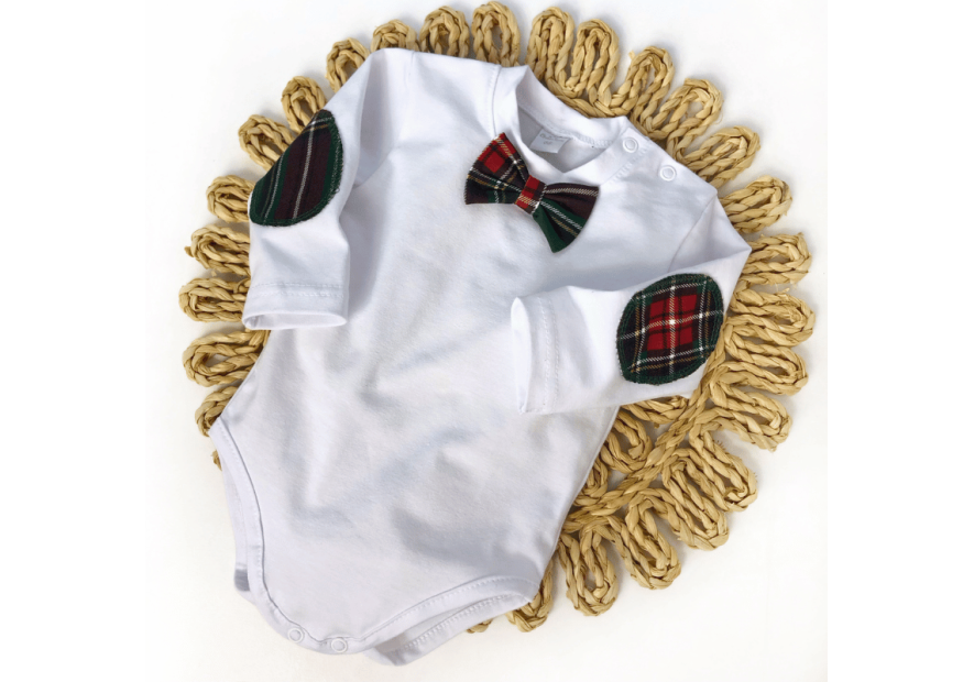 Body z muszką, kamizelką i spodenkami | OLYMPIA KIDS STYLE