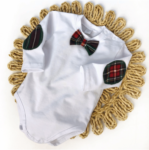 Body z muszką, kamizelką i spodenkami | OLYMPIA KIDS STYLE