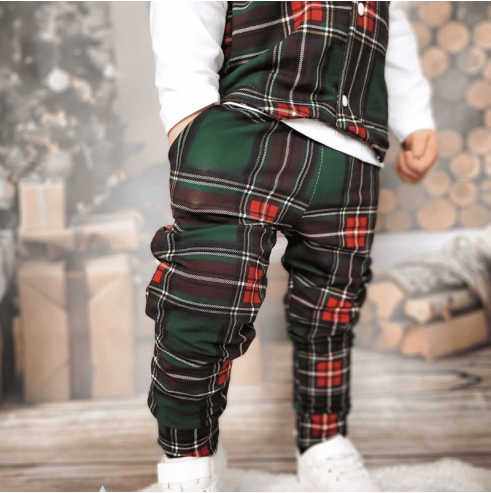 Body z muszką, kamizelką i spodenkami | OLYMPIA KIDS STYLE