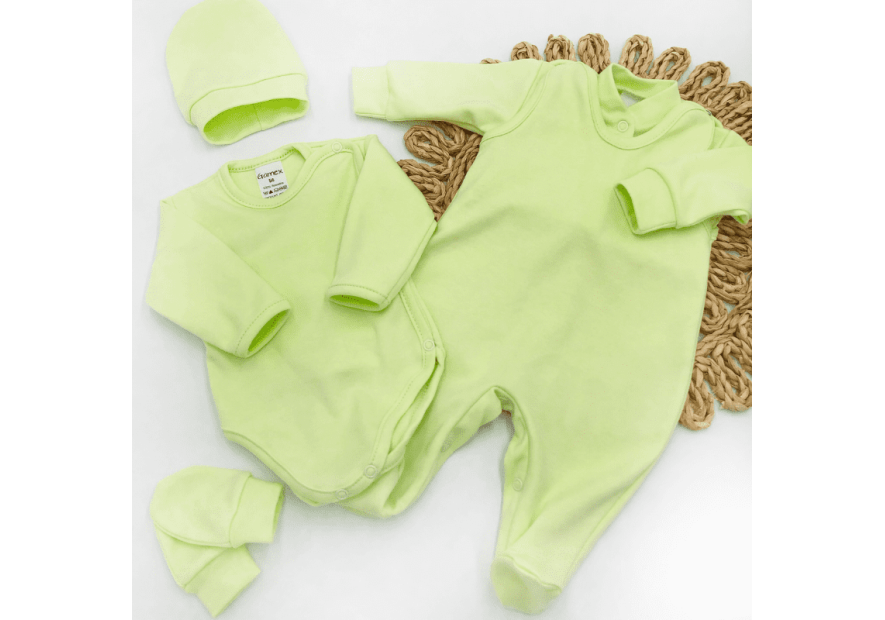 Bawełniana wyprawka dla niemowlaka 5-części | Olympia Kids Style