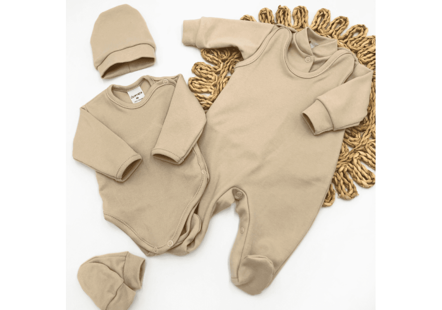 Bawełniana wyprawka dla niemowlaka 5-części | Olympia Kids Style