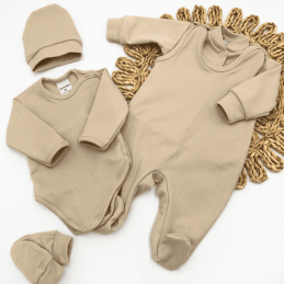 Bawełniana wyprawka dla niemowlaka 5-części | Olympia Kids Style