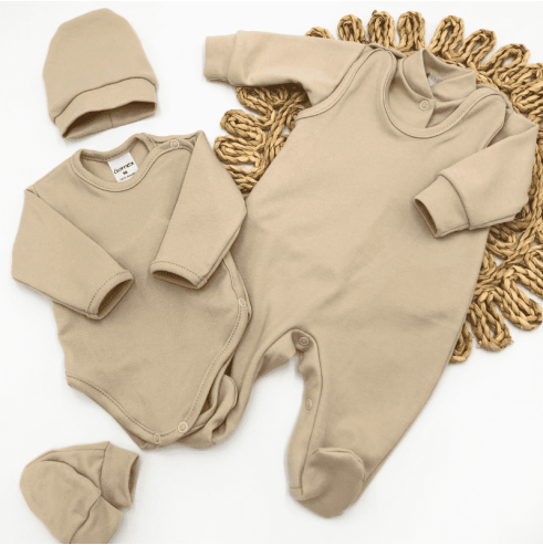 Bawełniana wyprawka dla niemowlaka 5-części | Olympia Kids Style