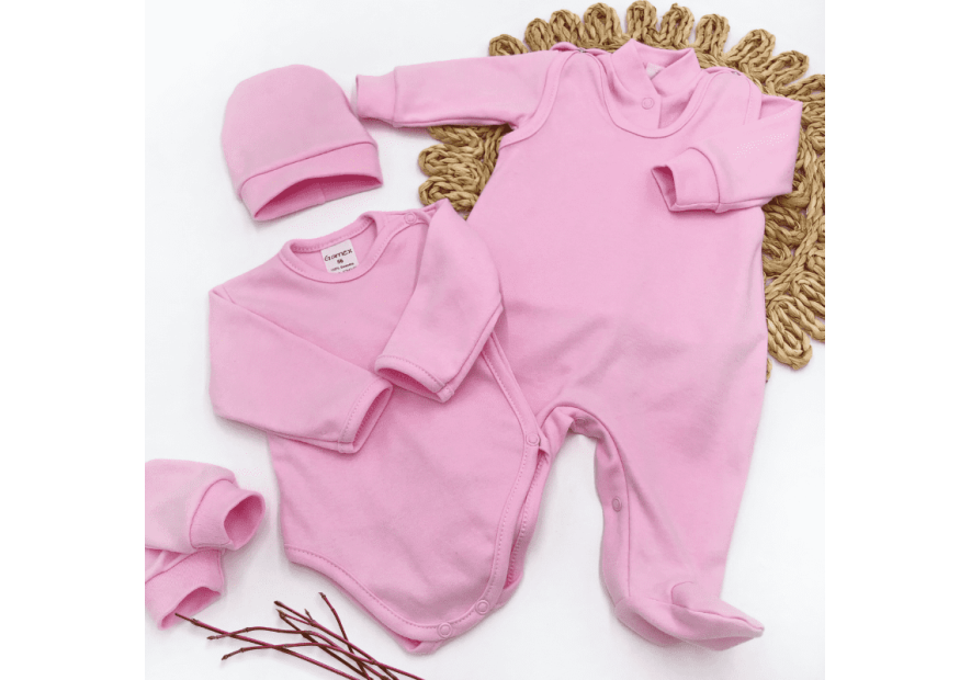 Bawełniana wyprawka dla niemowlaka 5-części | Olympia Kids Style