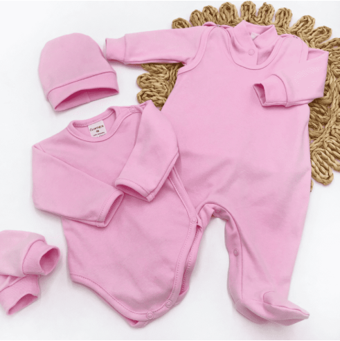 Bawełniana wyprawka dla niemowlaka 5-części | Olympia Kids Style