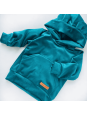 Dres welurowy z kapturem | Olympia Kids Style
