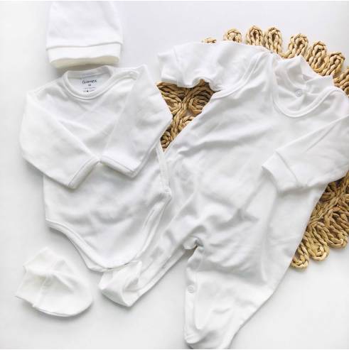 Bawełniana wyprawka dla niemowlaka 5-części | Olympia Kids Style