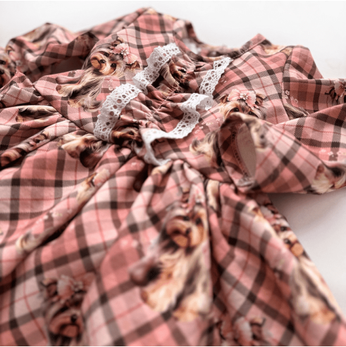 Sukienka bawełniana dla dziewczynki  | Olympia kids style