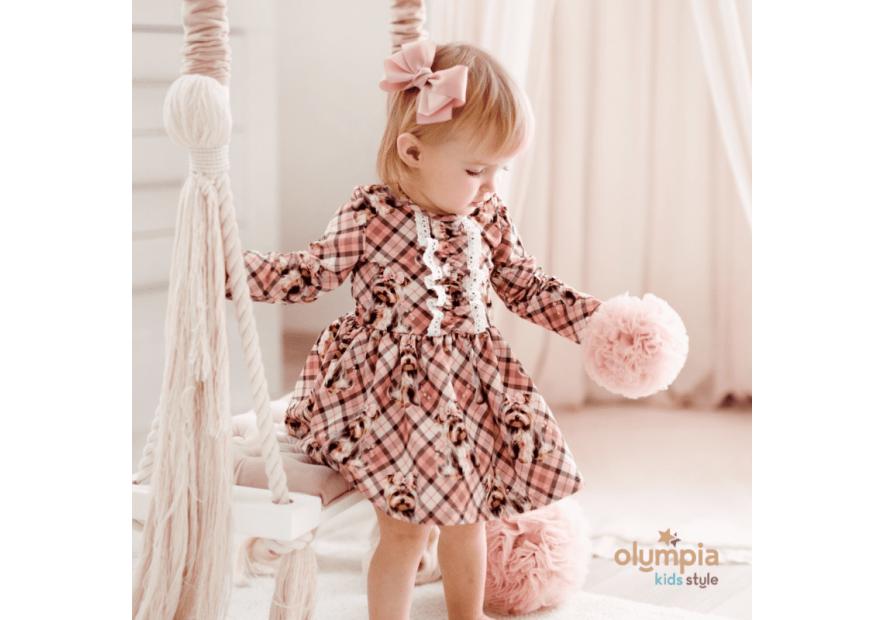 Sukienka bawełniana dla dziewczynki  | Olympia kids style