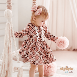 Sukienka bawełniana dla dziewczynki  | Olympia kids style