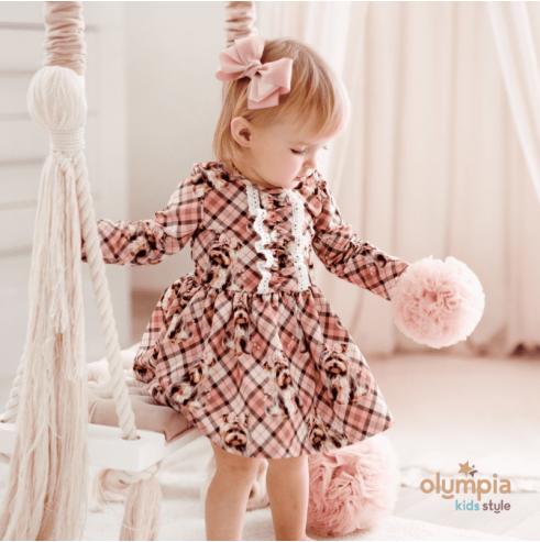 Sukienka bawełniana dla dziewczynki  | Olympia kids style