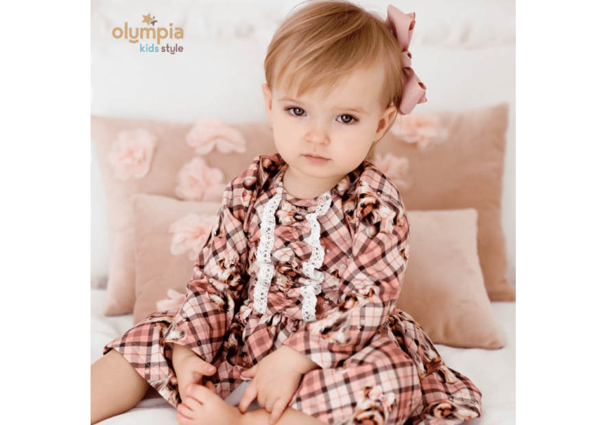 Sukienka bawełniana dla dziewczynki  | Olympia kids style