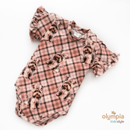 Body dla niemowlaka z krótkim rękawem- OLYMPIA KIDS STYLE