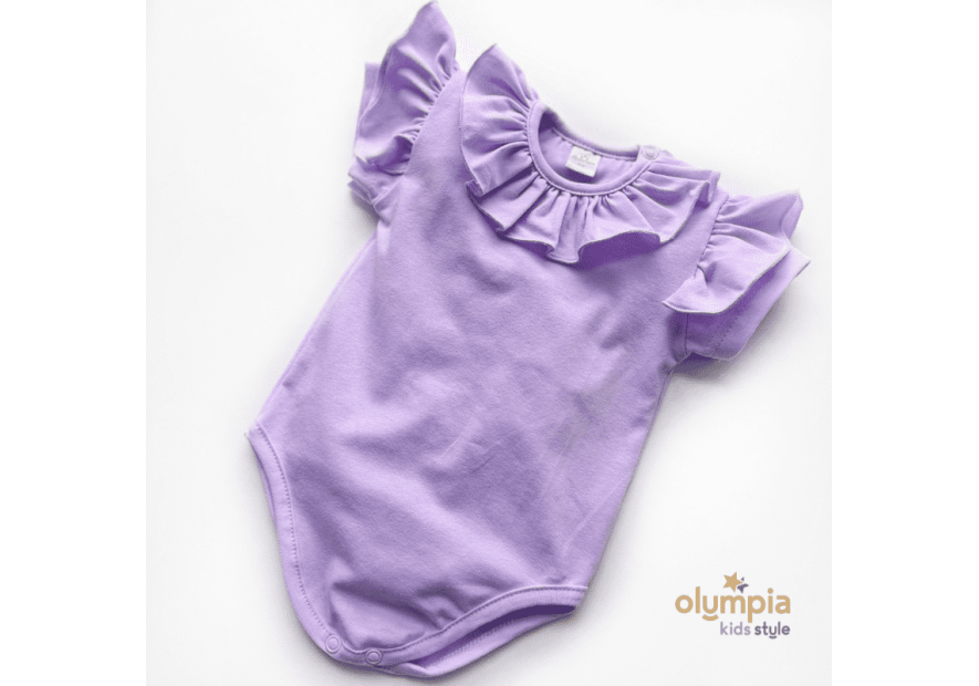 Bluzka z legginsami i ozdobnymi falbankami | Olympia Kids Style