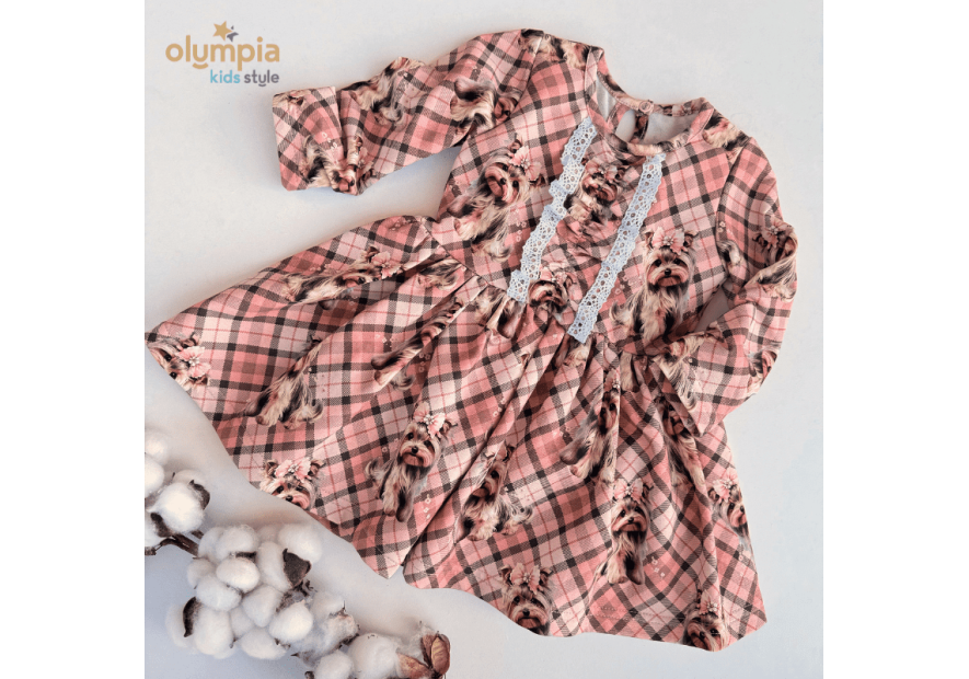 Sukienka bawełniana dla dziewczynki  | Olympia kids style