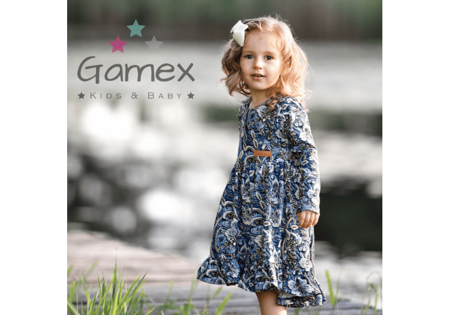 Bawełniana sukienka  dla dziewczynki | Olympia Kids Style