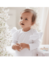 Bluzka dziecięca MOTYLEK biała