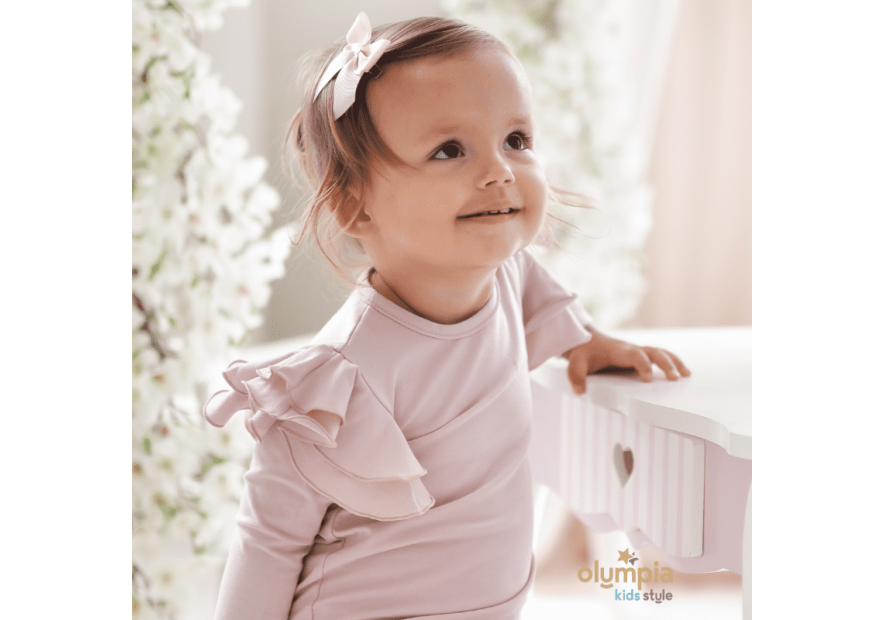 Bluzka dziecięca z dużymi  falbankami | OLYMPIA KIDS STYLE
