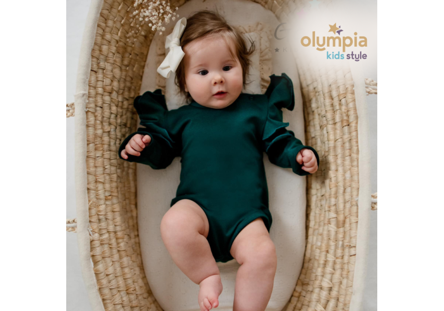 Body dziecięce  MOTYLEK zielone