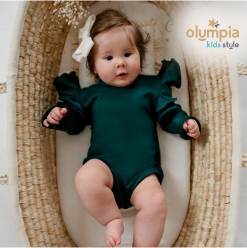 Body dziecięce  MOTYLEK zielone