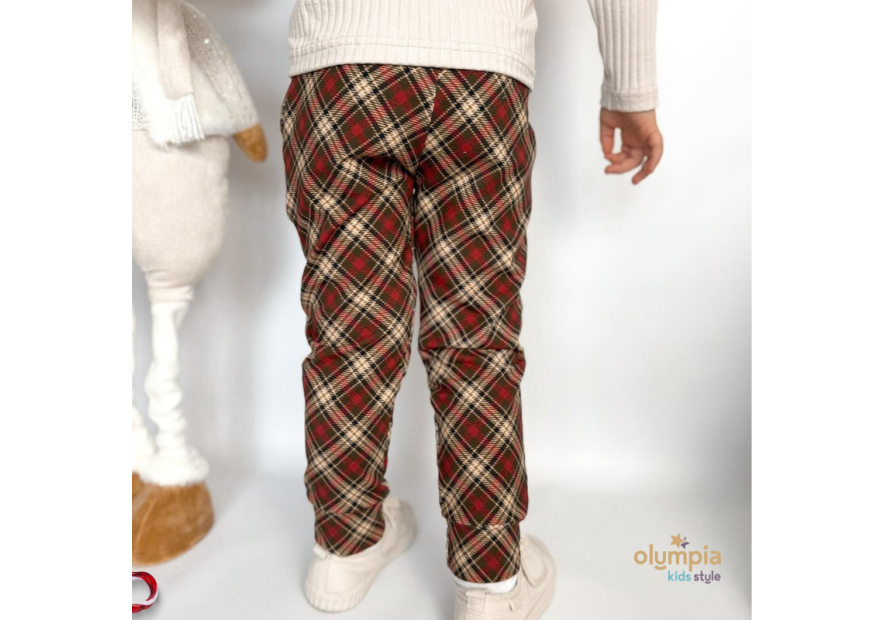 Komplet chłopiecy body i spodnie KRATA prążek