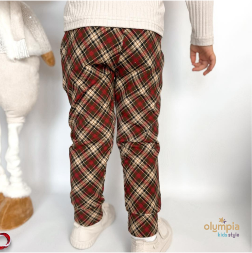 Komplet chłopiecy body i spodnie KRATA prążek