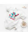 Body niemowlęce krótki rękaw JESTEM GWIAZDĄ