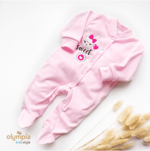 Pajac niemowlęcy ze stopkami | Niemowlak \ Pajace \ Olympia Kids Style