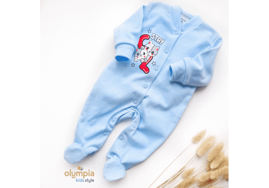 Pajac niemowlęcy ze stopkami | Niemowlak \ Pajace \ Olympia Kids Style