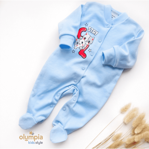 Pajac niemowlęcy ze stopkami | Niemowlak \ Pajace \ Olympia Kids Style